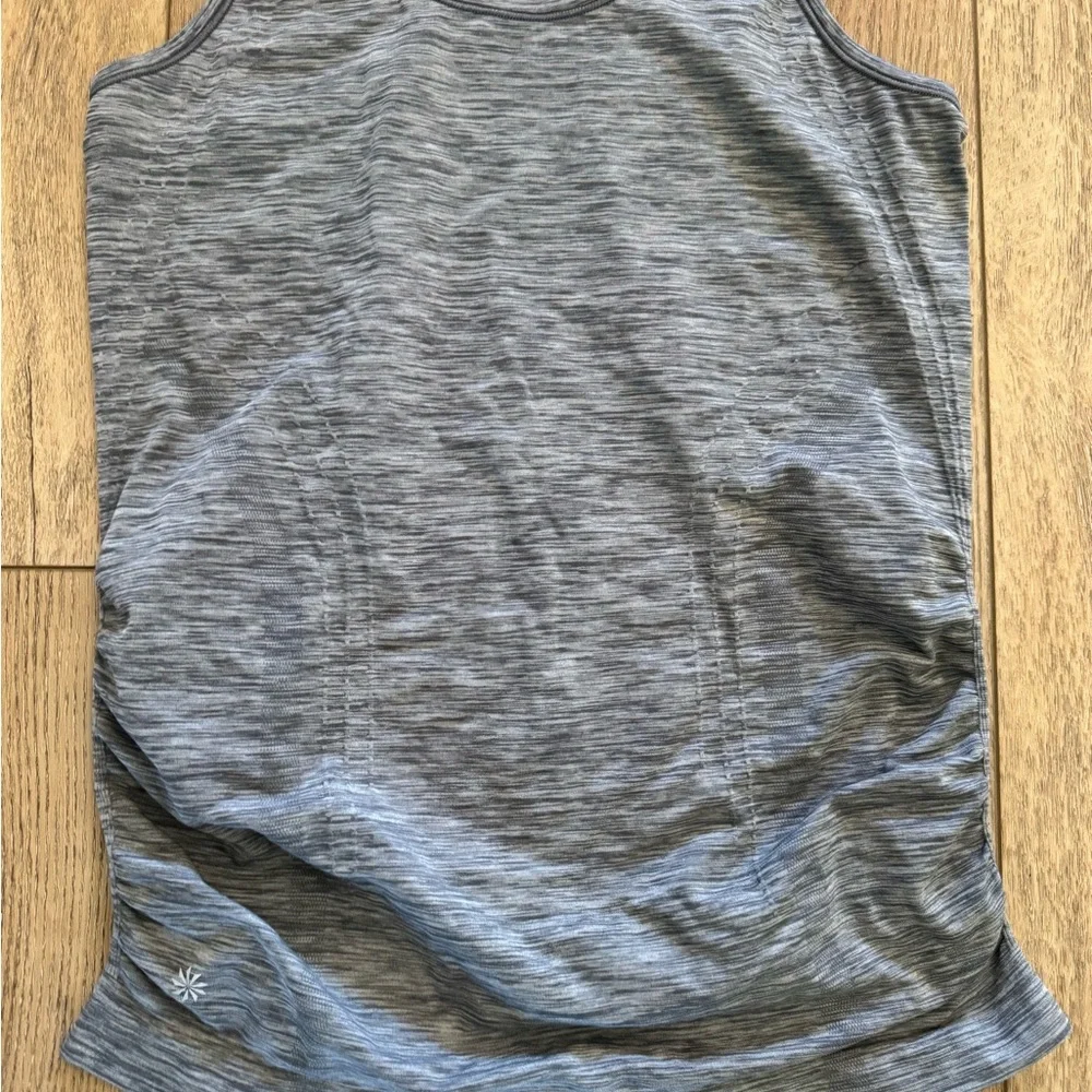 Athleta Blue Heathered Tank Top - Picture 4 of 8